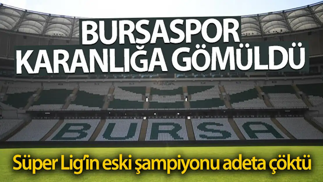 Bursaspor'un elektrikleri kesildi