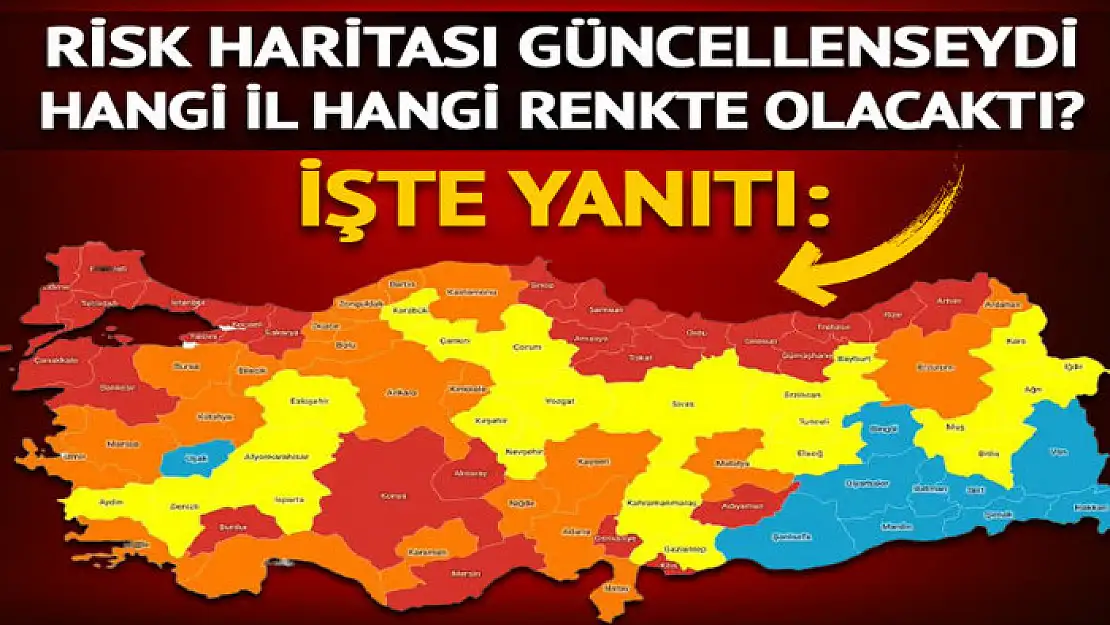 Risk haritası güncellenseydi hangi il hangi renkte olacaktı? İşte yanıtı