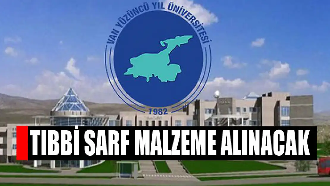 Tıbbi sarf malzeme alınacak