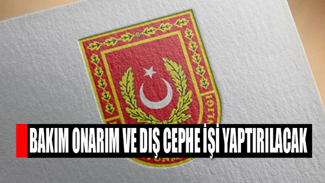 Bakım onarım ve dış cephe işi yaptırılacak