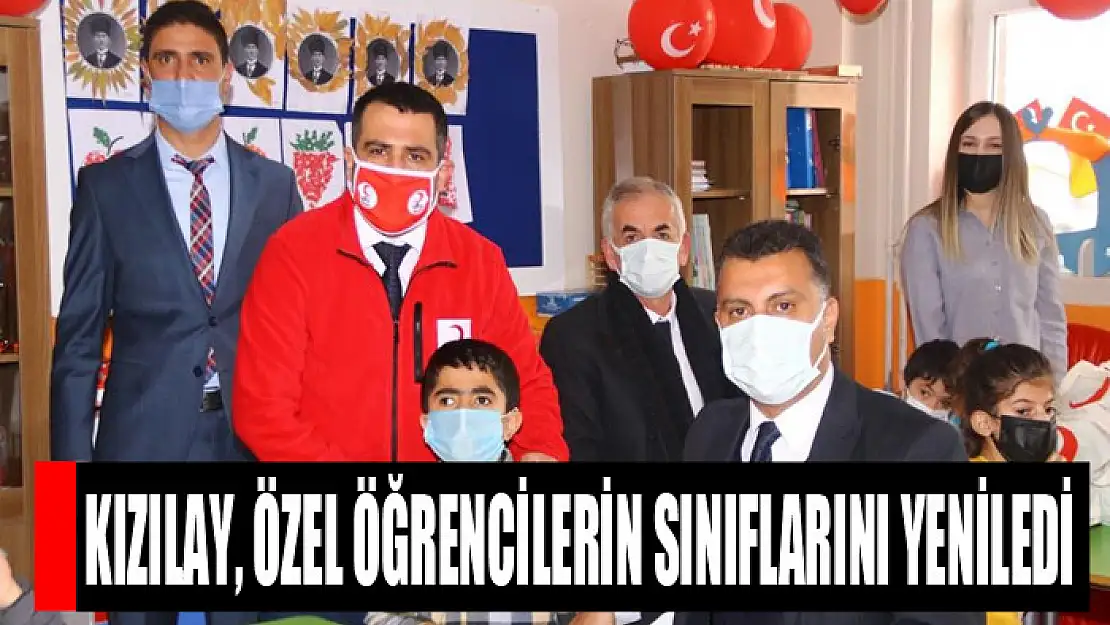 Kızılay, özel öğrencilerin sınıflarını yeniledi