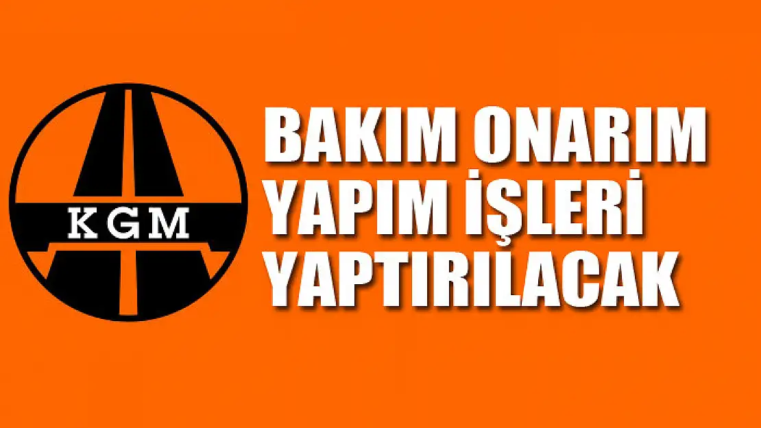 Bakım onarım yapım işleri yaptırılacak