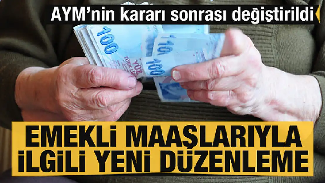 Emekli maaşları ile ilgili yeni karar! SGK genelge yayınladı