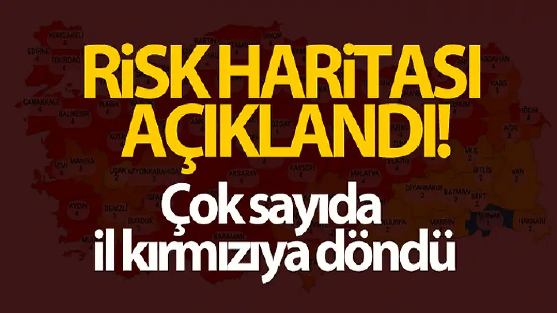 Sağlık Bakanı Koca, risk haritasını yayımladı