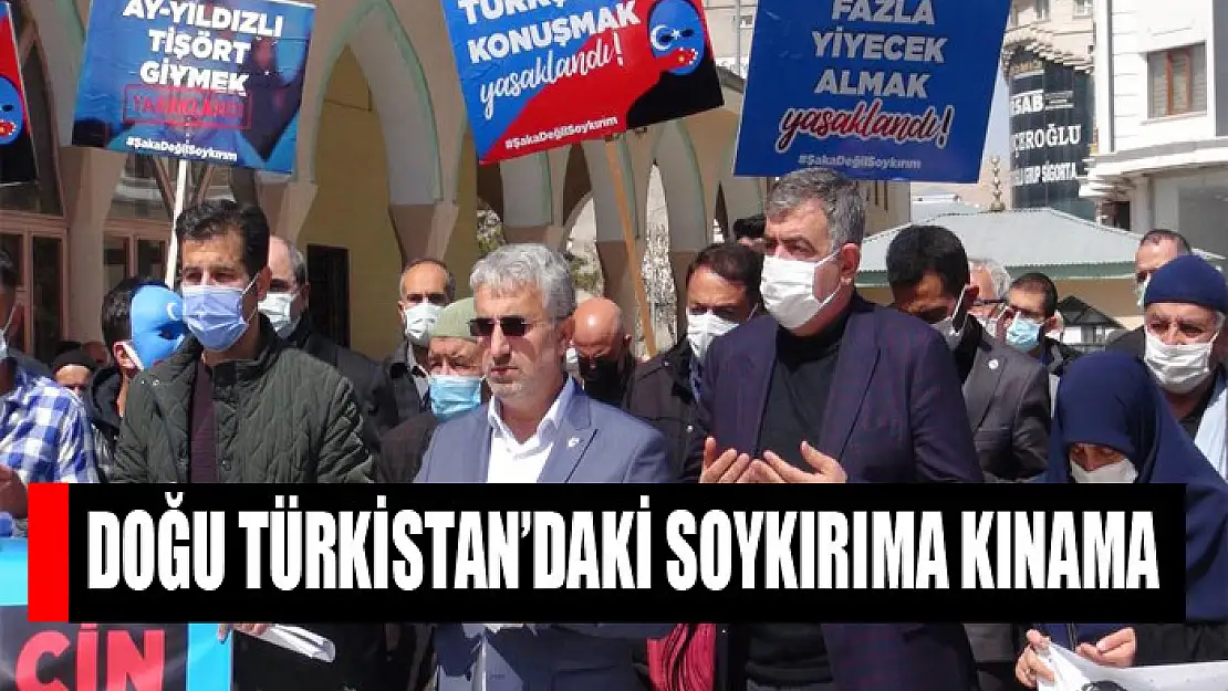 Doğu Türkistan'daki soykırıma kınama