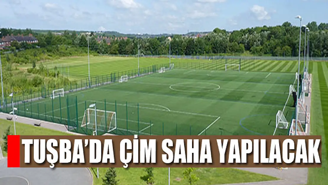 Tuşba'da çim saha yapılacak