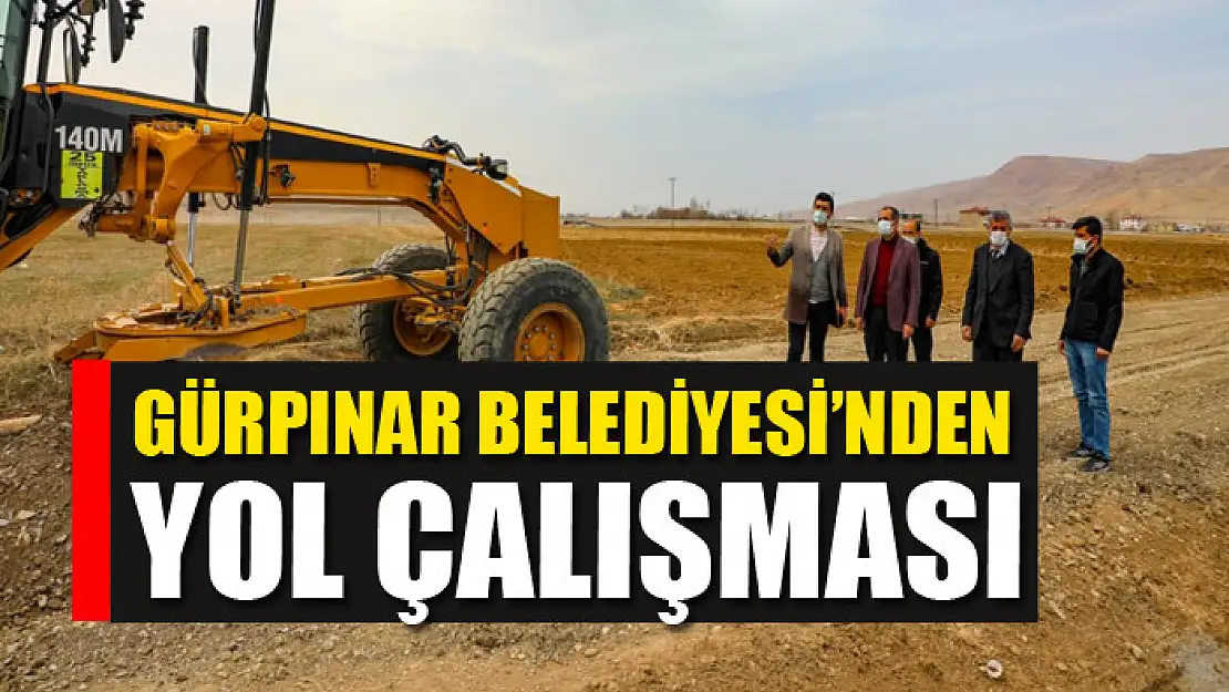 Gürpınar Belediyesi'nden yol çalışması