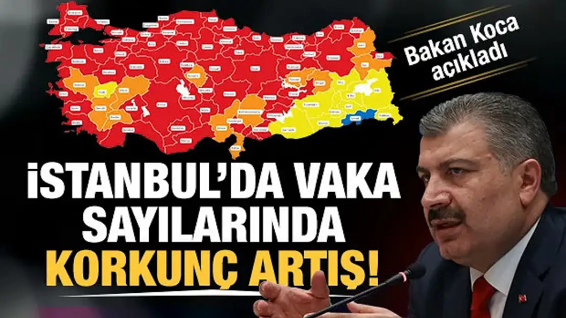 Bakan Koca: İstanbul'da Mart başına göre vaka sayıları yaklaşık 10 kat arttı