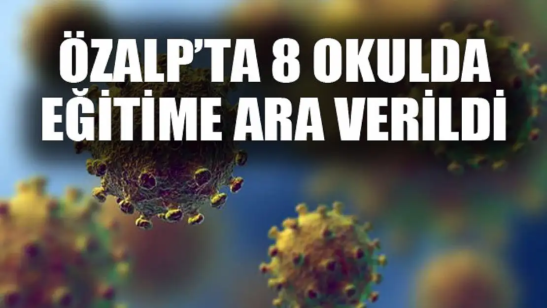 Özalp'ta 8 okulda eğitime ara verildi