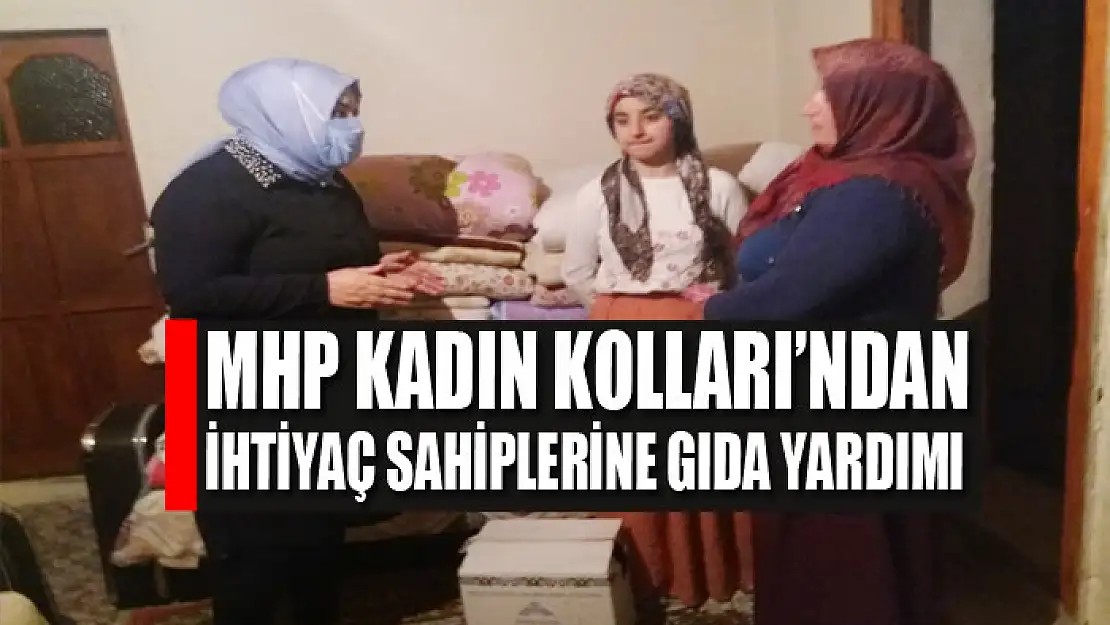 MHP Kadın Kolları'ndan gıda yardımı