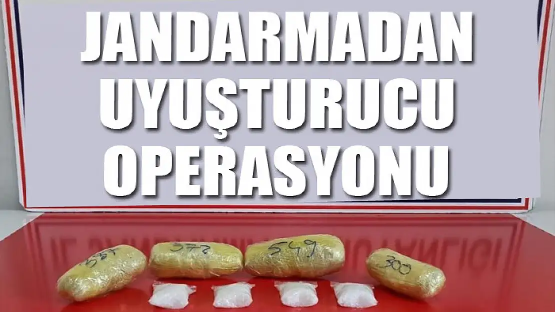 Jandarmadan uyuşturucu operasyonu