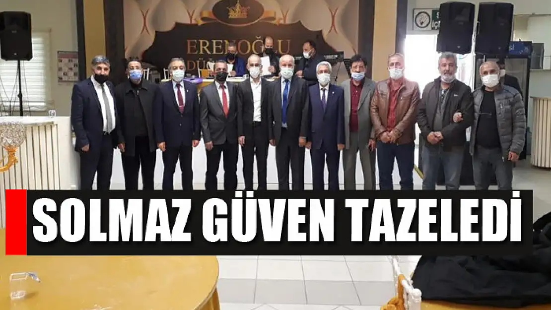 Başkan Solmaz güven tazeledi