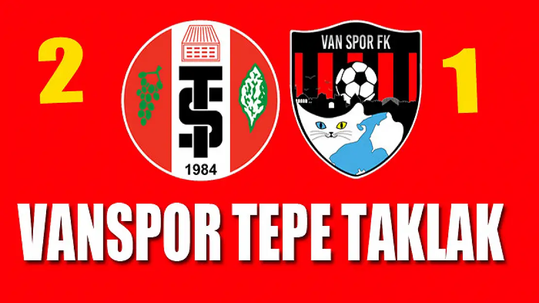 Silahtaroğlu Vanspor tepe taklak