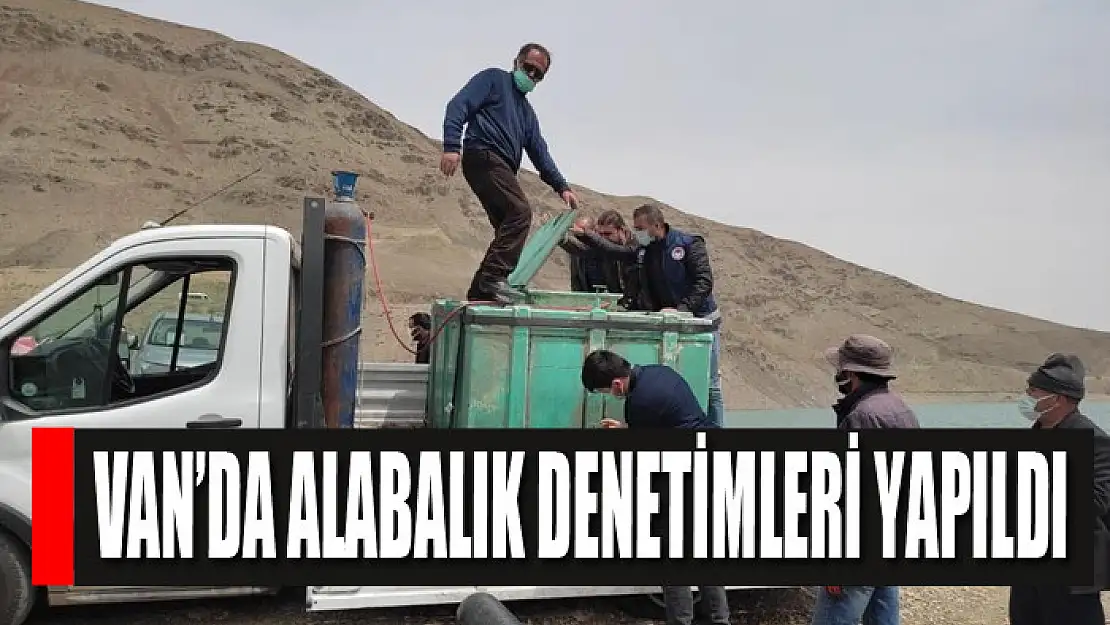 Van'da alabalık denetimleri yapıldı