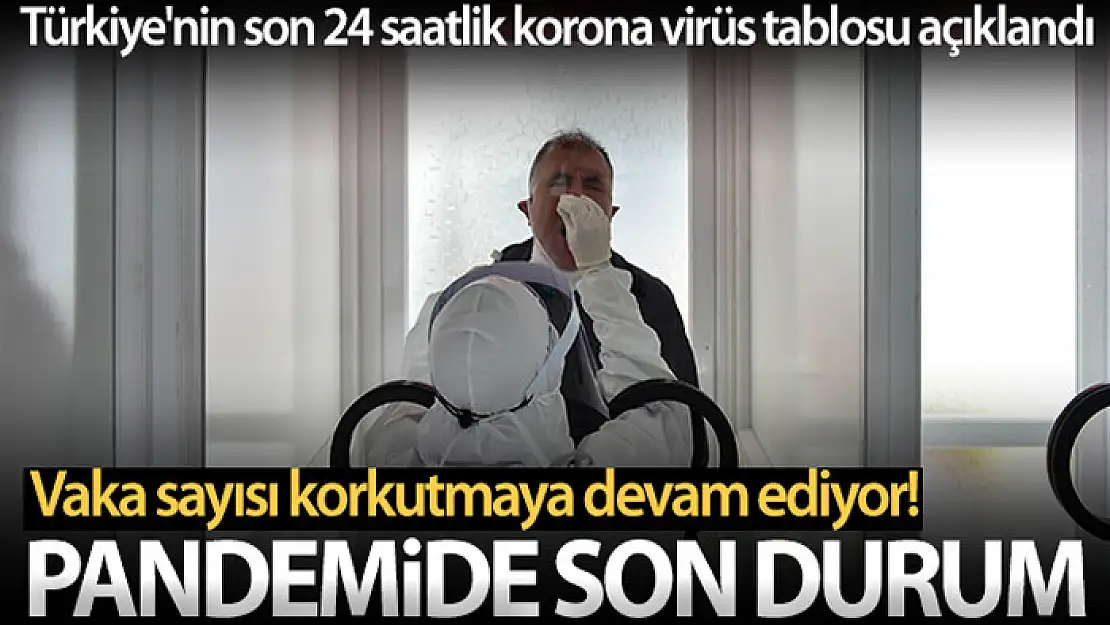 Son 24 saatte korona virüsten 346 kişi hayatını kaybetti