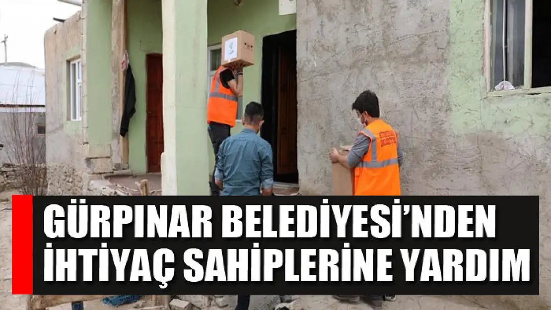 Gürpınar Belediyesinden ihtiyaç sahiplerine gıda yardımı