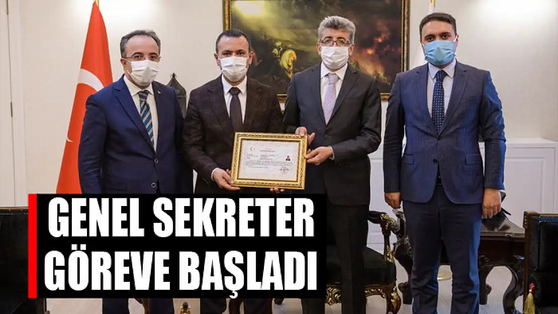 Büyükşehir Belediyesi Genel Sekreteri göreve başladı