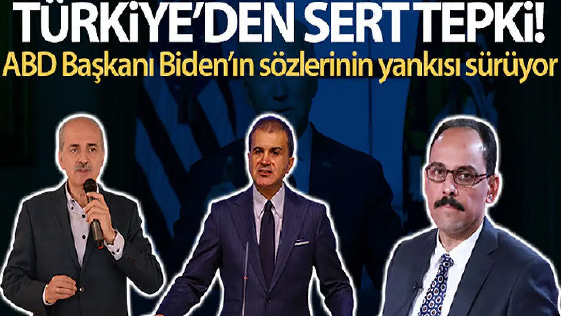 ABD Başkanı Joe Biden'a Türkiye'den tepkiler