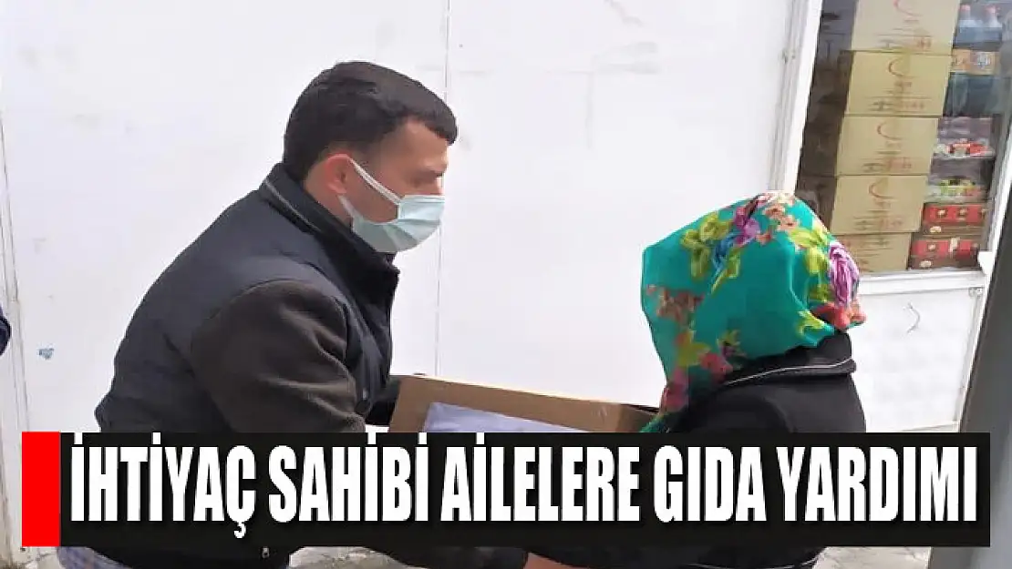 İhtiyaç sahibi ailelere gıda yardımı