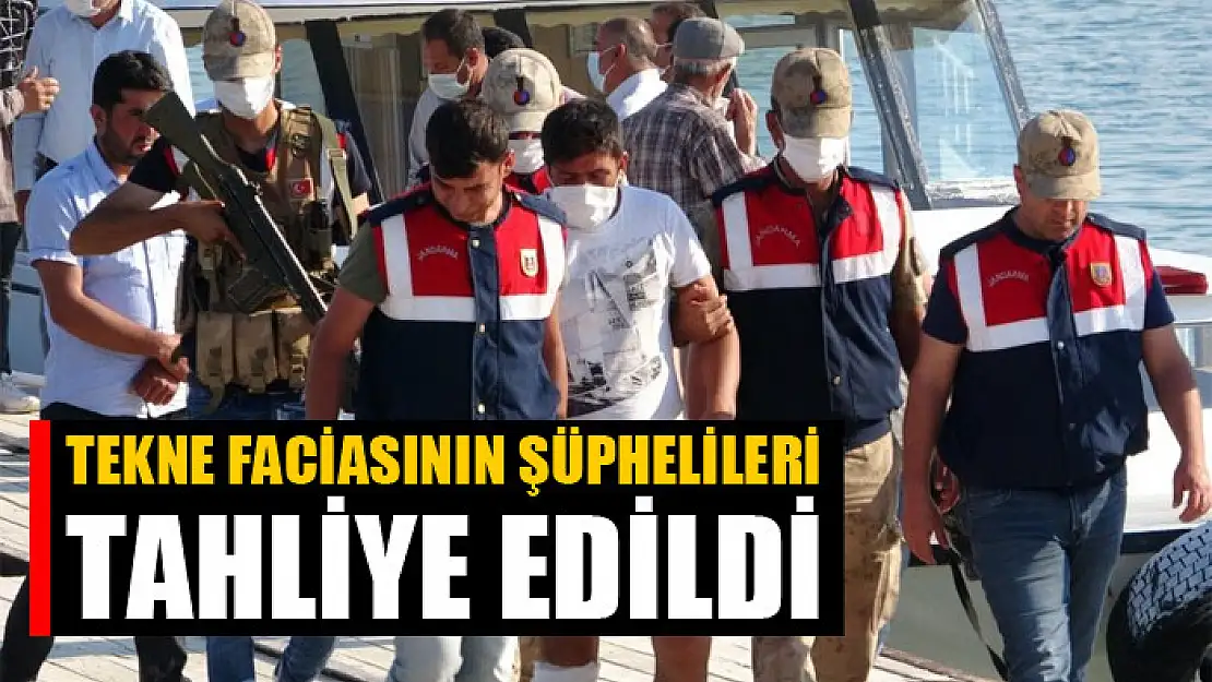 Tekne faciasının şüphelileri tahliye edildi