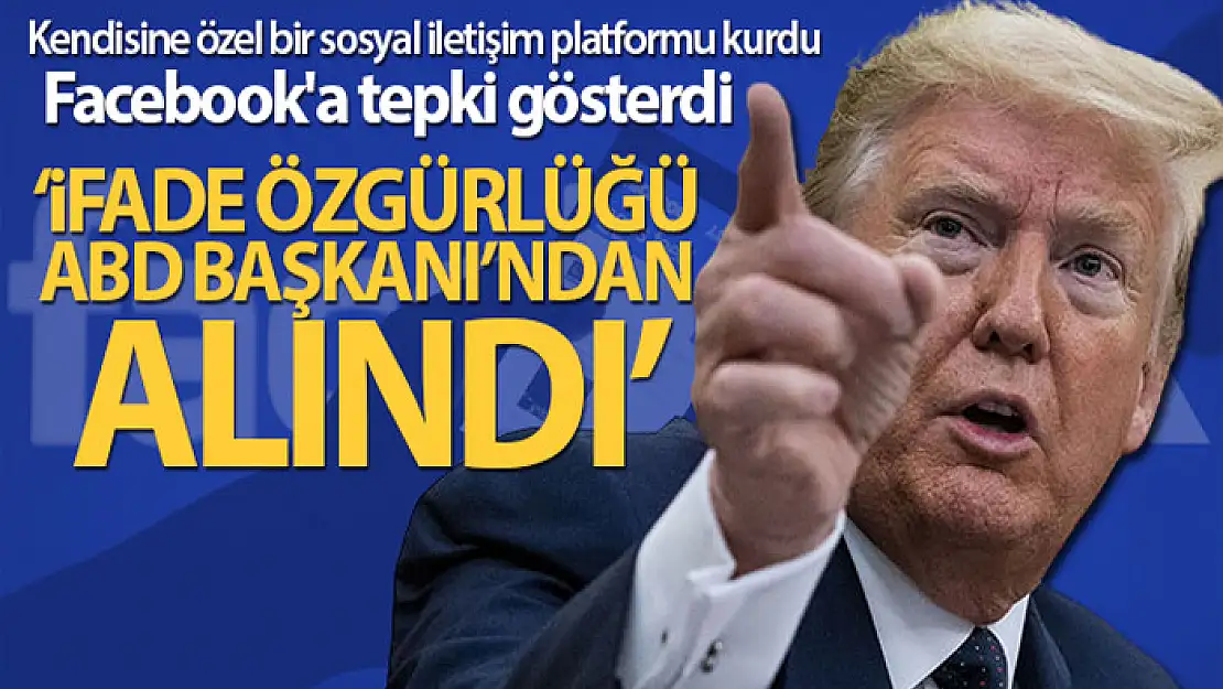 Trump'dan Facebook'a sert tepki!