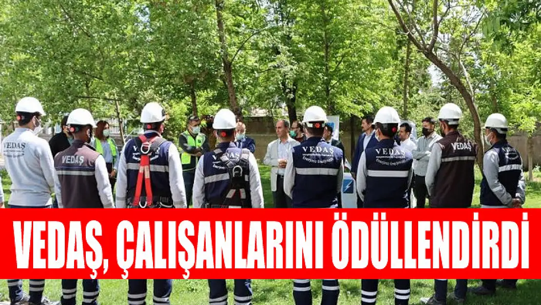 VEDAŞ, çalışanlarını ödüllendirdi