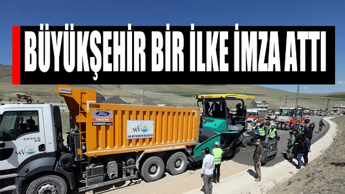 Büyükşehir bir ilke imza attı