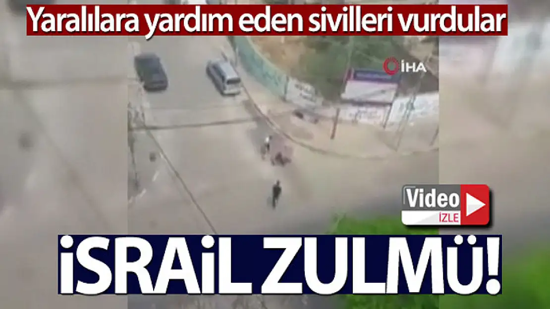 İsrail, yaralılara yardım eden sivilleri vurdu