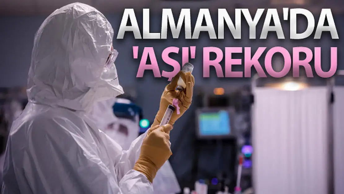 Almanya bir günde aşı rekoru kırdı