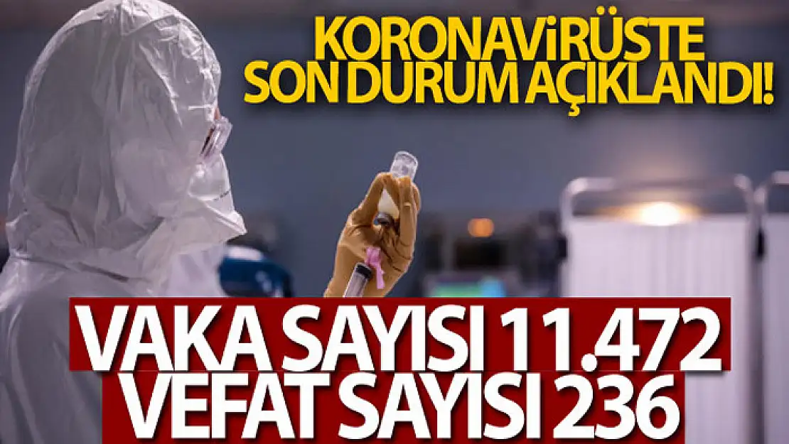 Koronavirüste son durum açıklandı!