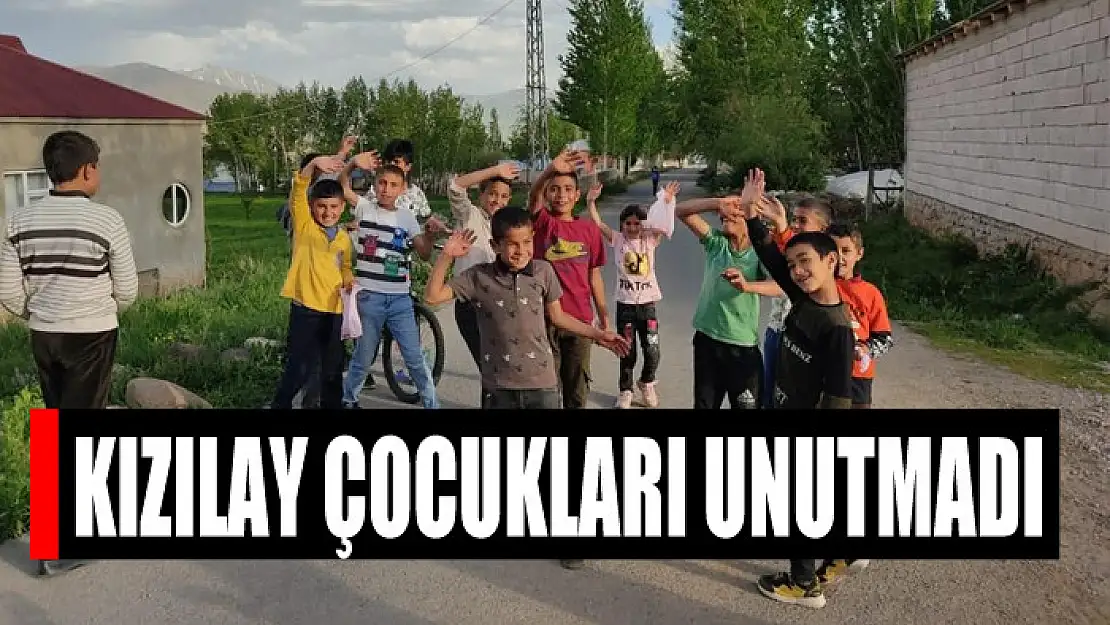 Kızılay çocukları unutmadı