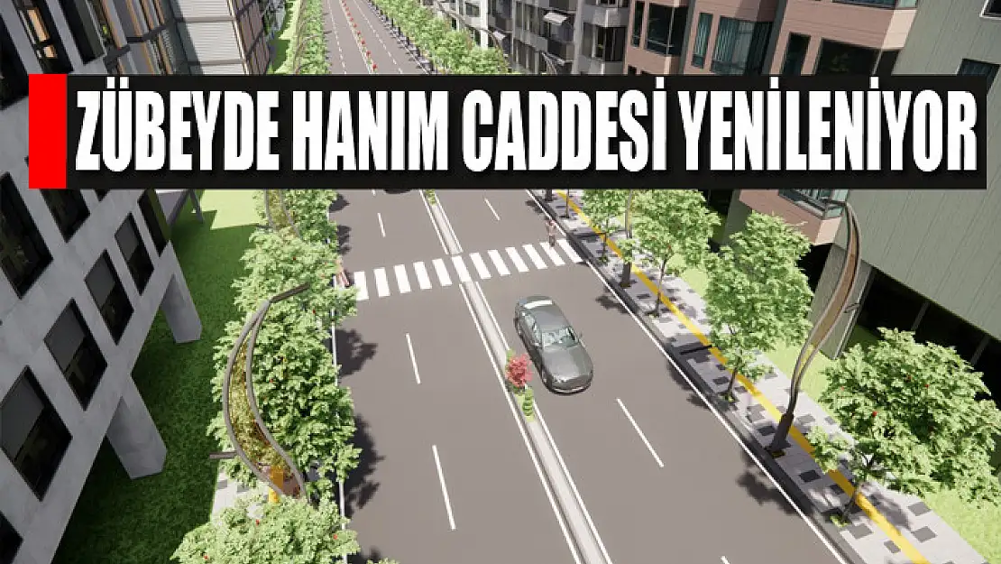 ZÜBEYDE HANIM CADDESİ YENİLENİYOR