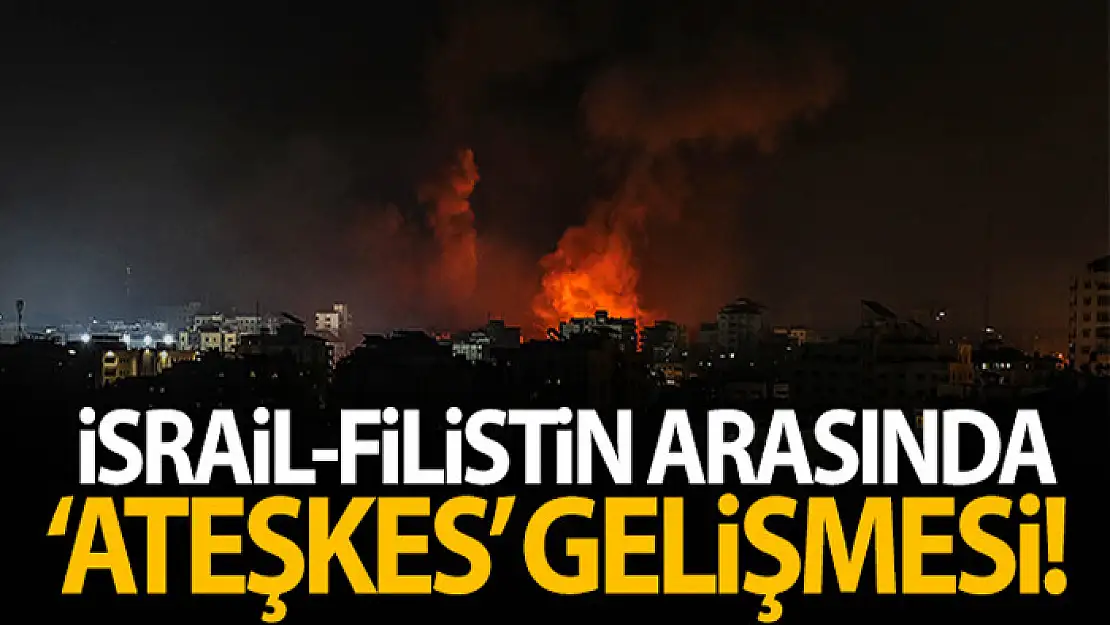 İsrail ve Filistin arasında Perşembe günü ateşkes yapılması bekleniyor