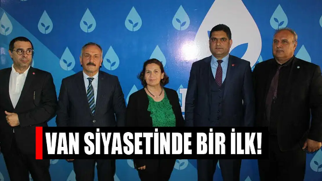 Van'da siyasette bir ilk!