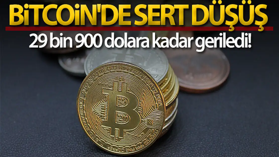 Bitcoin'de sert düşüş sürüyor