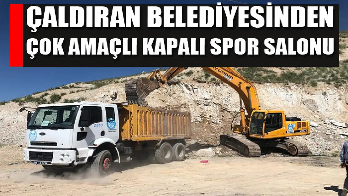 Çaldıran Belediyesinden çok amaçlı kapalı spor salonu