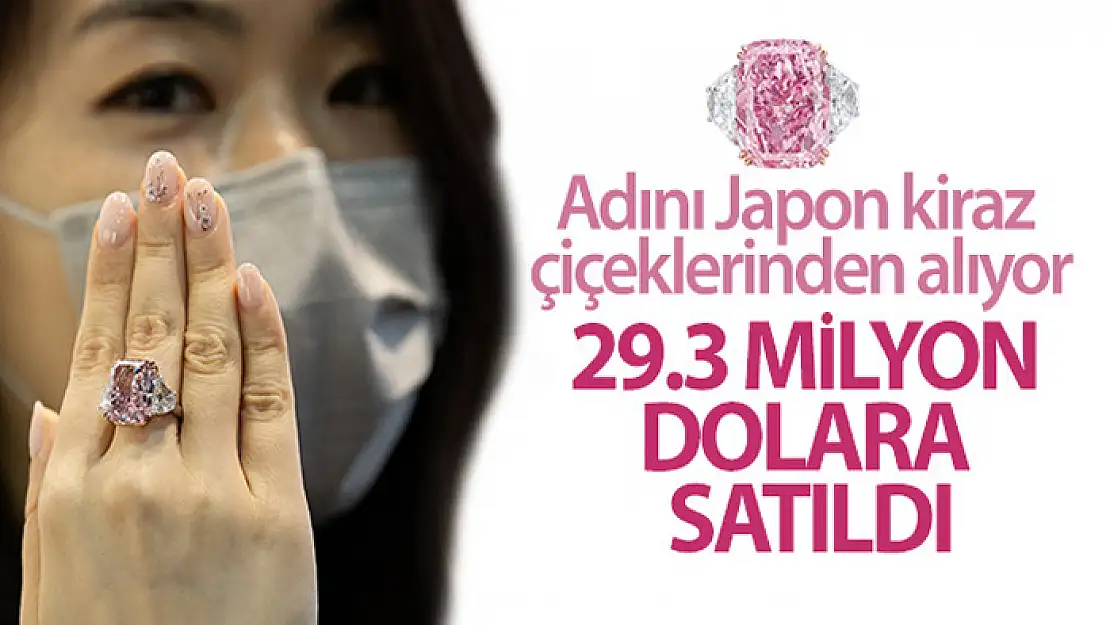 Hong Kong'da pembe-mor elmas 29.3 milyon dolara satıldı