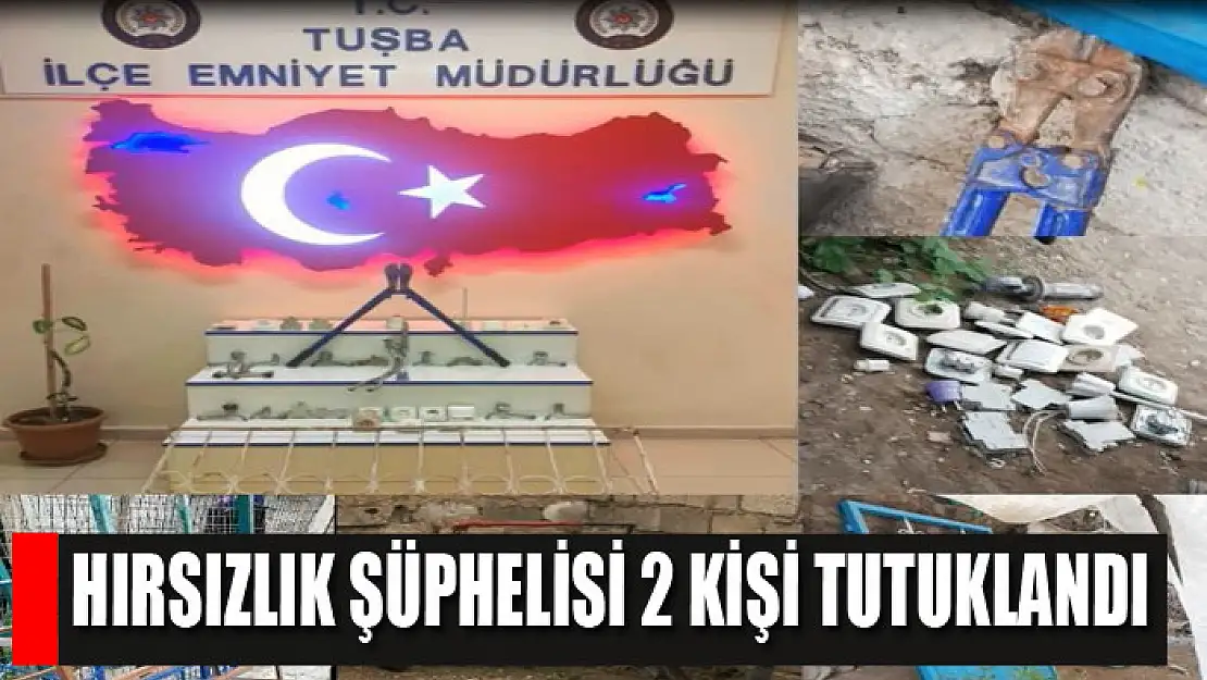 Hırsızlık şüphelisi 2 kişi tutuklandı