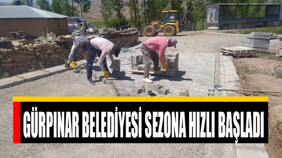 Gürpınar Belediyesi sezona hızlı başladı