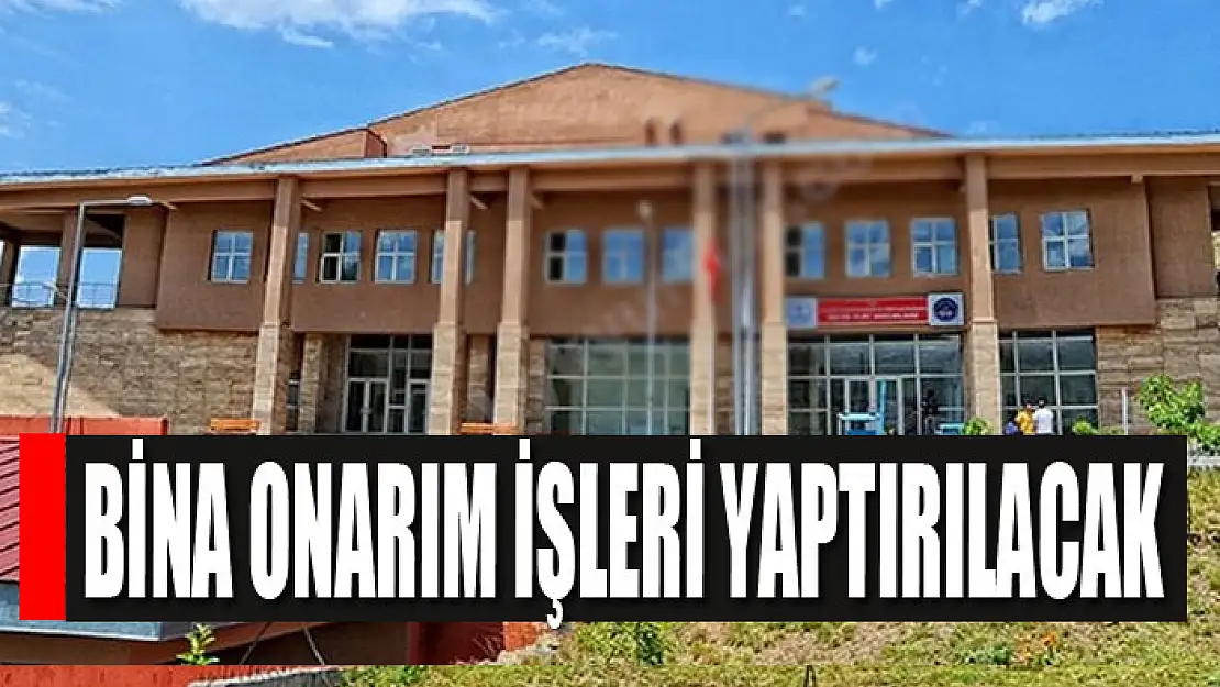 Bina onarım işleri yaptırılacak