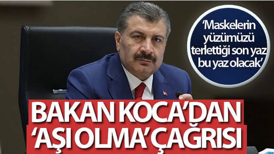 Bakan Koca: '84 milyon olarak birlikte başaracağız'