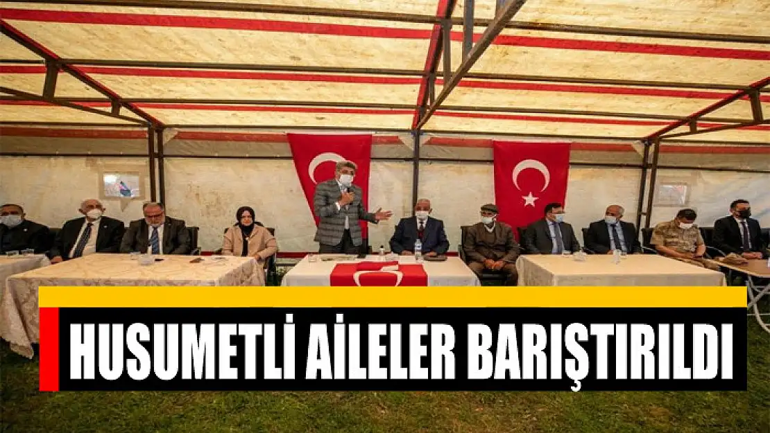 Çaldıran'da husumetli aileler barıştırıldı