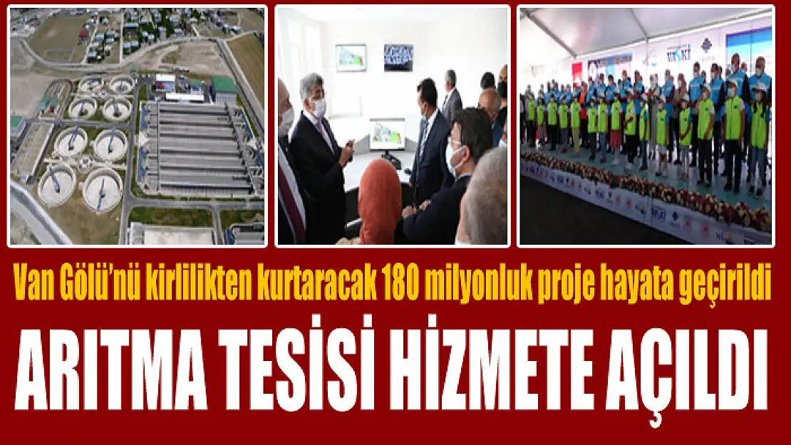 ARITMA TESİSİ HİZMETE AÇILDI