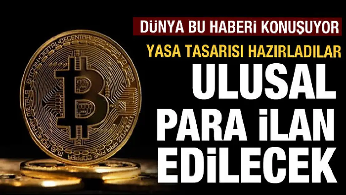 Bitcoin ulusal para ilan edilebilir! 