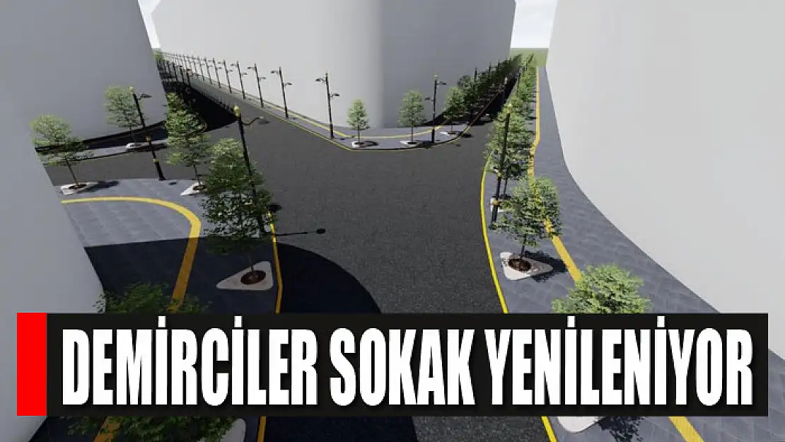 Demirciler Sokak yenileniyor