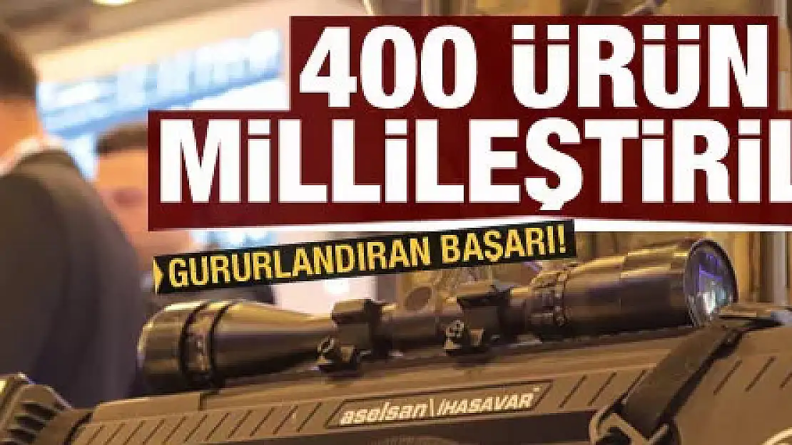 ASELSAN'dan gururlandıran başarı! 400 ürün millileştirildi