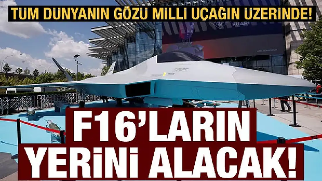 Türkiye'nin Milli Muharip Uçağın mock-up'ı görücüye çıktı!