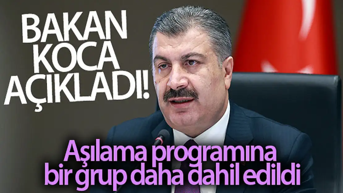 Bakan Koca açıkladı