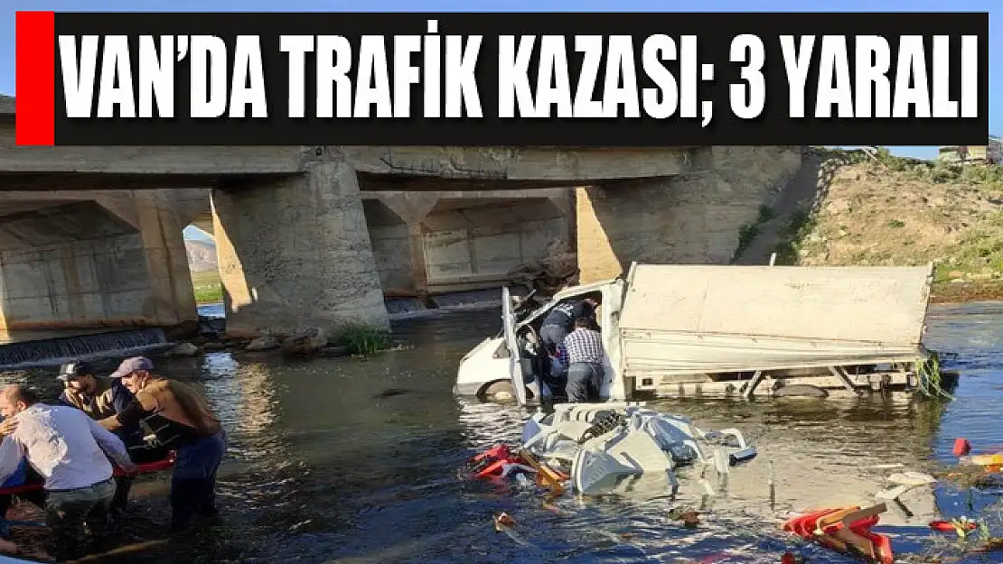 Van'da trafik kazası 3 yaralı