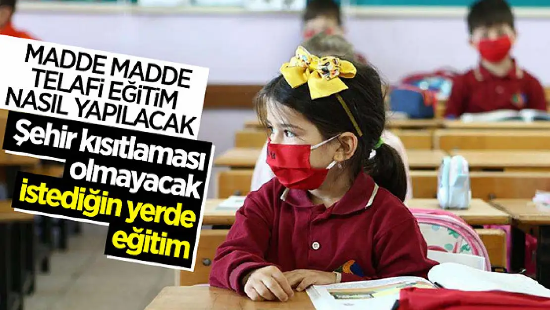 Telafi eğitimin detayları belli oldu